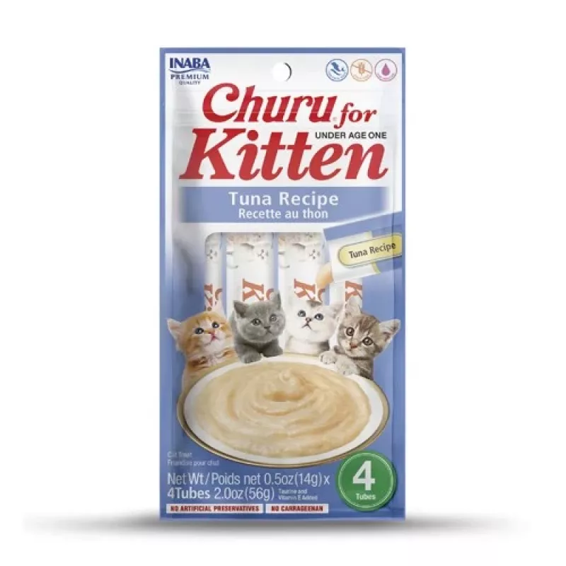 INABA Churu Kitten Tuna recept - mačacie maškrty - 4x14 g