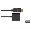 Adaptér DisplayPort samec na VGA samica, 1920*1200 @60Hz, pozlátené kontakty, cca 20cm, Good Conn (DP-AD11)