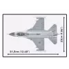 Stavebnica Cobi F-16AM Fighting Falcon, 495 dielov, model v mierke