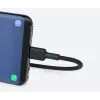 AUKEY CB-CD30 kábel USB-A na USB-C 0,9 m, nylonový oplet, 60W PD, 3A, čierny