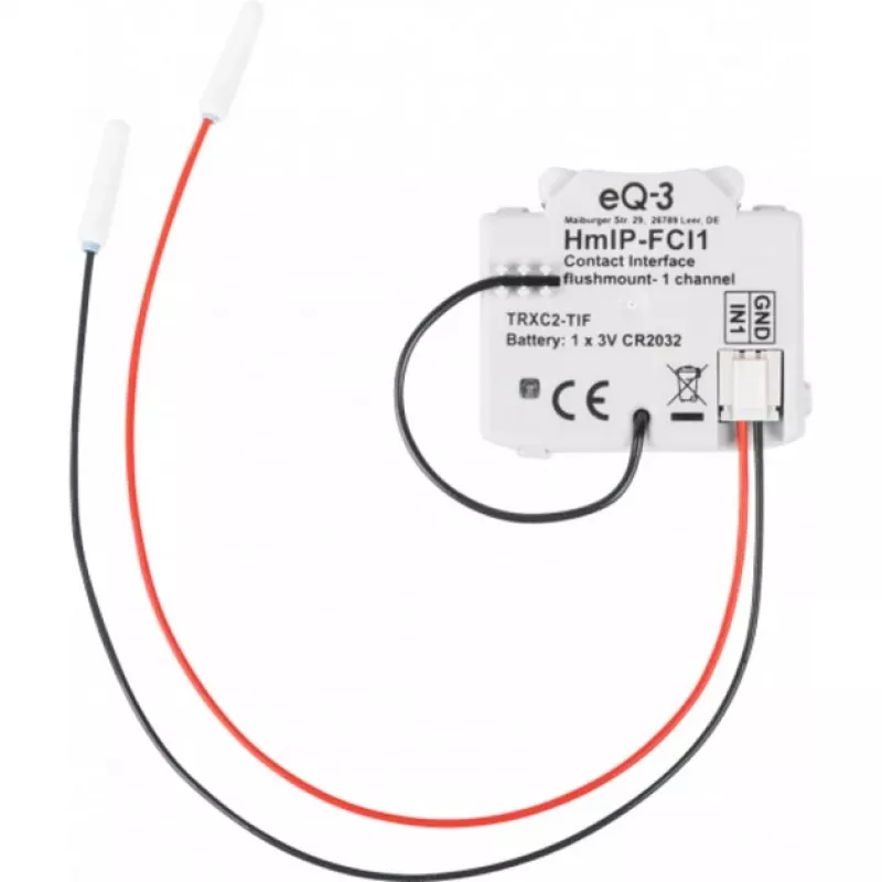 Homematic IP 153489A0 Smart-Home rádiový vysielač, na batérie, nástenná montáž, RF Wireless