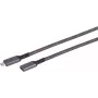 S-Conn 14-74003 USB kábel 0,5 m USB 3.2 Gen 2 (3.1 Gen 2) USB-C čierna - biela (14-74003)