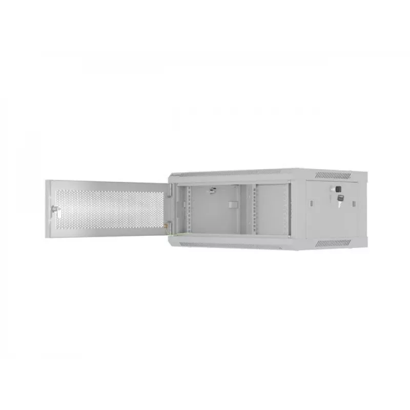 Rack rozvádzač LANBERG WF01-6404-23S 19 palcov 4U sivý s perforovanými dverami