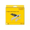 Delock - sieťový adaptér - PCIe 2.1 Low-Profile - 2,5GBase-T (89598)