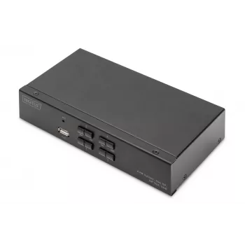 KVM prepínač Digitus DS-12891 4x1 DP USB 4K Ultra HD