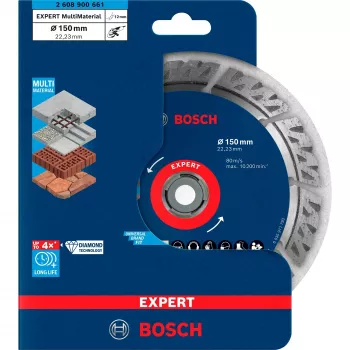 Bosch Expert MultiMaterial diamantový rezný kotúč, 150 mm, 2608900661