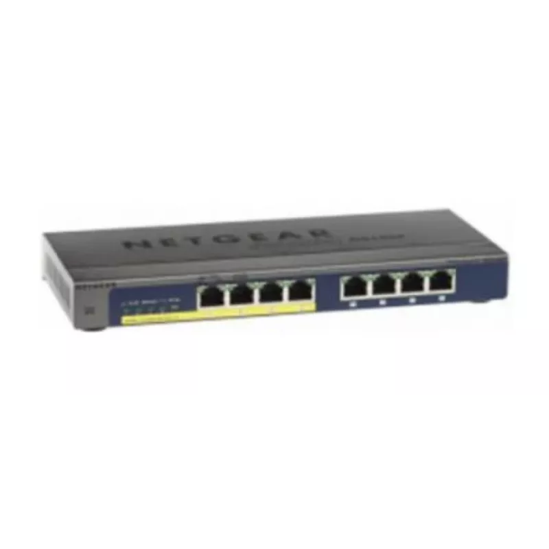 NETGEAR GS108PP Unmanaged Gigabit Ethernet (10/100/1000) Power over Ethernet (PoE) čierna