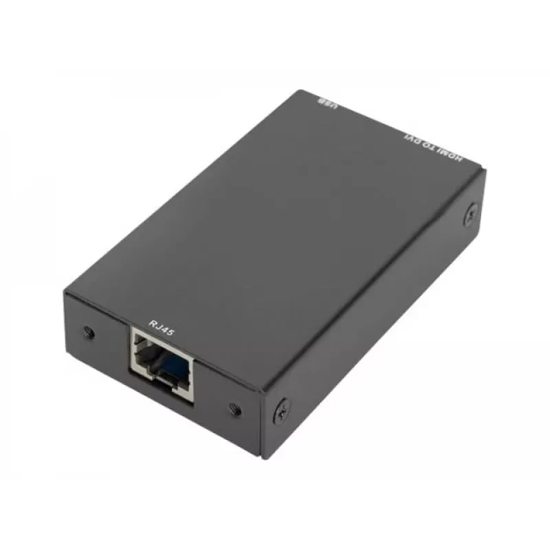 Digitus DVI dongle pre modulárne KVM konzoly RJ45 na DVI čierny 1080p