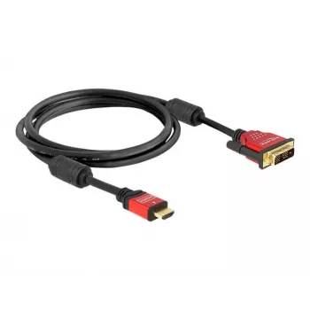 HDMI - DVI kábel DeLOCK 84342 1,8 m konektor samec / konektor samec