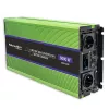 Automobilový menič Qoltec Monolith 6000 W zelený 12 V