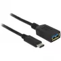 Delock USB adaptér - USB Type A (W) na 24 pin USB-C (M)