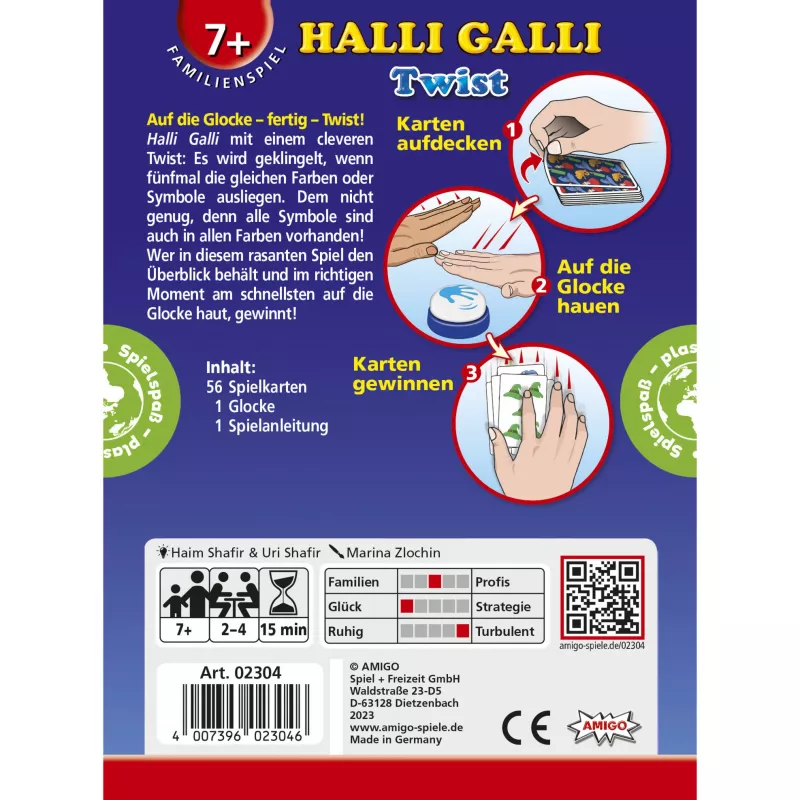 Halli Galli Twist, kartová hra