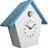 NeXtime hodiny 3108bl Birdy, 24,5x25,5x9,8 cm, nástenné, modrá/biela