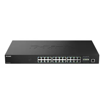D-Link 28-portový 2.5G Multi-Gigabit Smart Managed switch so 4 x 10G SFP+ portami
