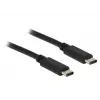 USB kábel DeLOCK 0,5 m USB 2.0 USB C čierny
