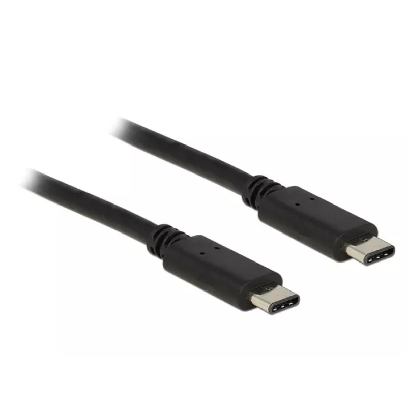 USB kábel DeLOCK 0,5 m USB 2.0 USB C čierny