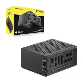 Napájací zdroj CORSAIR HX1000i 1000 W, 24-pin ATX, 80 PLUS Platinum, 140 mm ventilátor, ATX čierny
