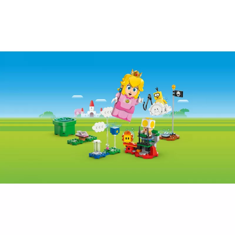 Konštrukčná hračka LEGO 71441 Super Mario interaktívna figúrka LEGO Peach súprava, kompatibilná so systémom LEGO