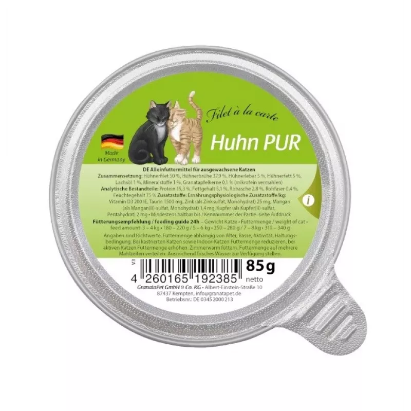 GRANATAPET Filet á la carte kura - mokré krmivo pre mačky - 85 g