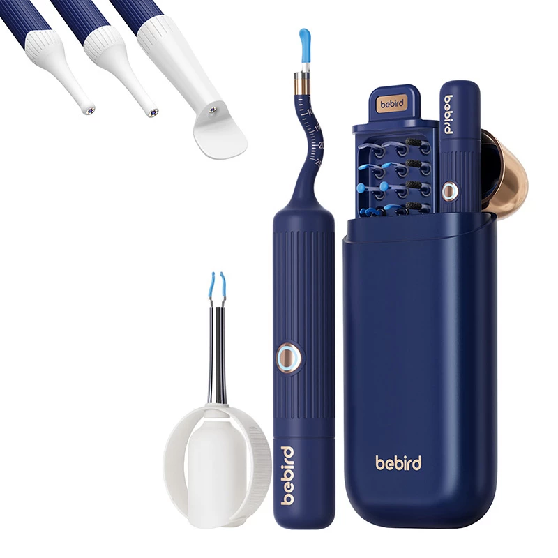 Bebird EarSight Plus I35R otoskop s kamerou na čistenie uší, modrý