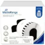 Nekonečná papierová etiketa MediaRange DK-22205 62 mm 30,48 m čierna na bielom