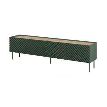 4D RTV skriňa ONDA 200x40xV54,35 zelená (stojaca alebo na stenu)