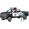 Policajné pickup vozidlo BRUDER RAM 2500 Police 02505 – model v mierke, hračka