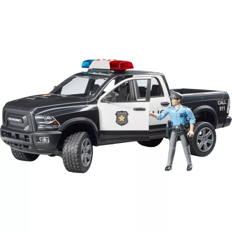 Policajné pickup vozidlo BRUDER RAM 2500 Police 02505 – model v mierke, hračka