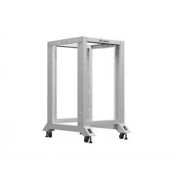 Otvorený rack 19 18U 600x800 sivý