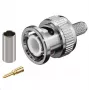 Koaxiálny konektor BNC Microconnect BNC58M chróm 7g