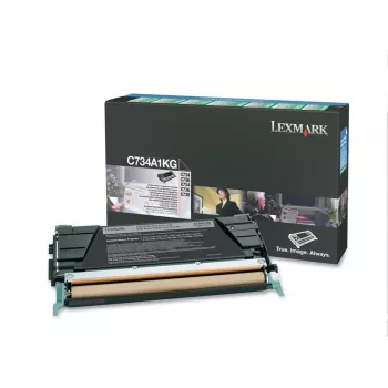 Lexmark - tonerová kazeta - 1 x čierna - 8000 strán - LRP / LCCP (0C734A1KG)