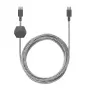 Native Union Anchor kábel USB-C na USB-C, 240 W, 3 m, Zebra