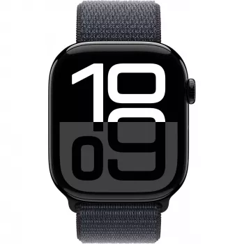 Apple Watch S10 diamantovo čierny hliník Sport Loop atramentová GPS + Cellular 46mm MWY53QF/A 2024