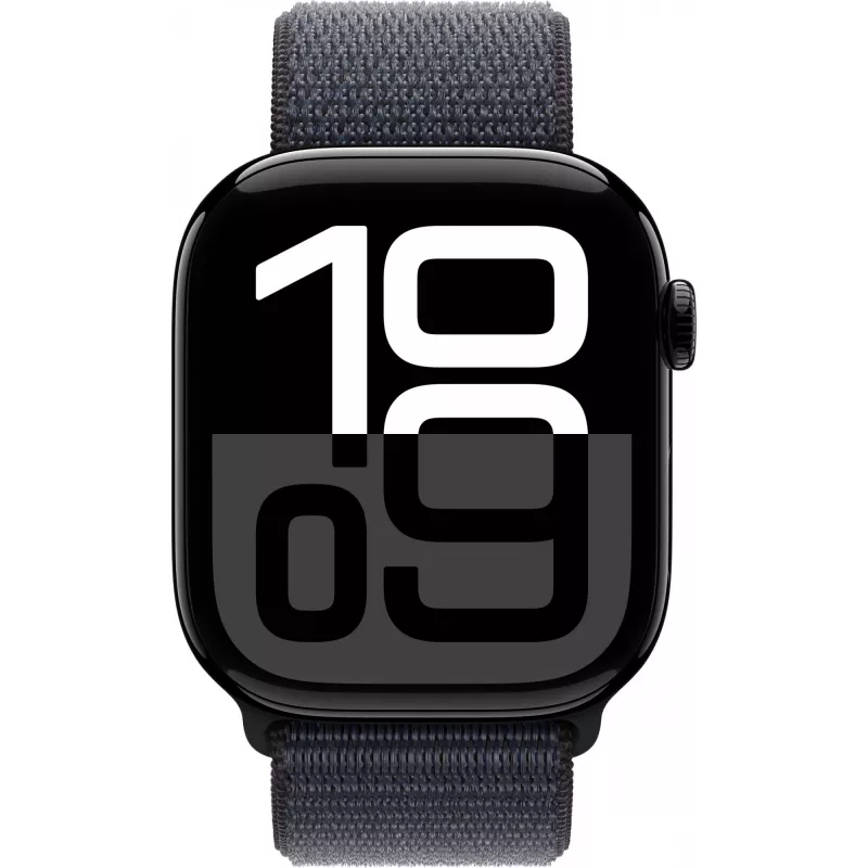 Apple Watch S10 diamantovo čierny hliník Sport Loop atramentová GPS + Cellular 46mm MWY53QF/A 2024