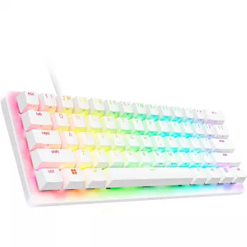 Razer Huntsman V3 Pro Mini - biela - nemecké rozloženie P - klávesnica - optická (RZ03-04992000-R3G1)