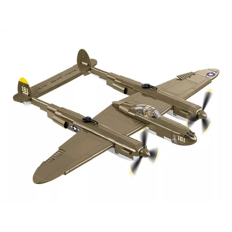 Cobi stavebnica Lockheed P-38H Lightning set 5763 — modelová stavebnica v mierke, zberateľský model lietadla