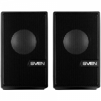 SVEN stolový reproduktorový systém, 6 W, 47 mm meniče, Bluetooth, 3,5 mm konektor samec, čierny