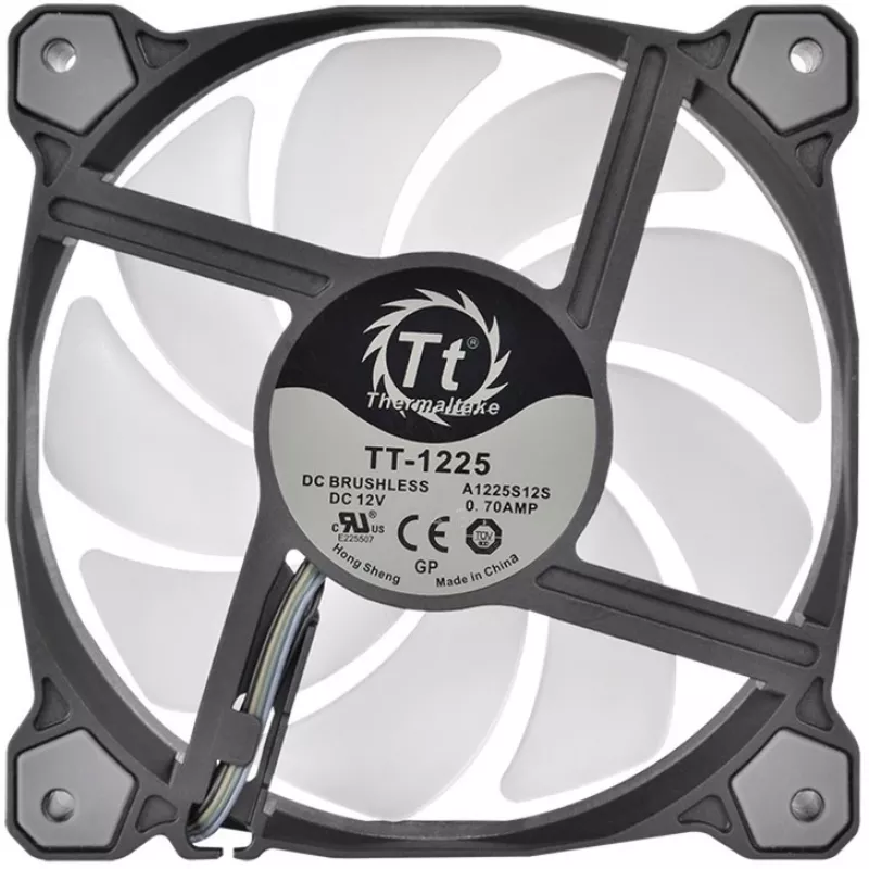 Thermaltake Pure 12 ARGB 120 mm skriňový ventilátor balenie 3 ks čierny