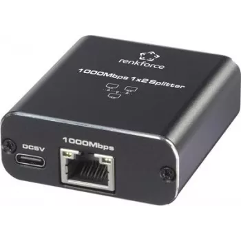 Renkforce RF-GES-200 sieťový switch RJ45 2-port USB napájanie (RF-6739678)