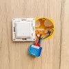 Smart relé Shelly Qubino Wave 1 Mini bezdrôtové 110–240V, 8A AC / 5A DC, 868,4 MHz, pre interiér, modrá