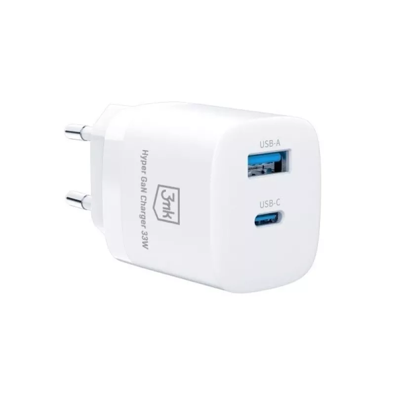 Nabíjačka 33W GaN PD 1xUSB-A+1xUSB-A