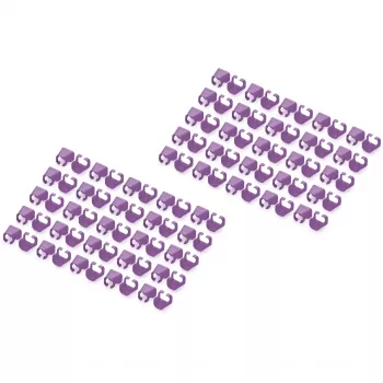 Farebný kódovací klip Digitus Color Clips pre patch káble A-CC-VI PVC fialový
