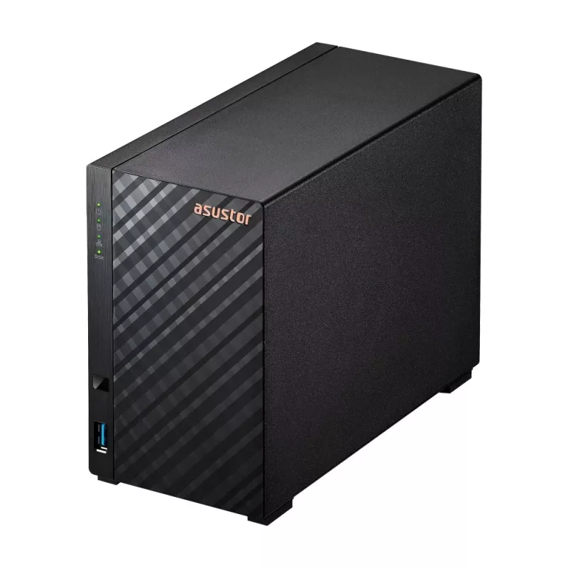 Asustor AS1102TL NAS/úložný server Mini Tower Realtek RTD1619B 1 GB DDR4 0 TB ADM čierna