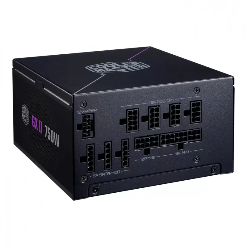 Cooler Master GX II Gold 750 ATX3.1 (750W), PC napájací zdroj, čierny