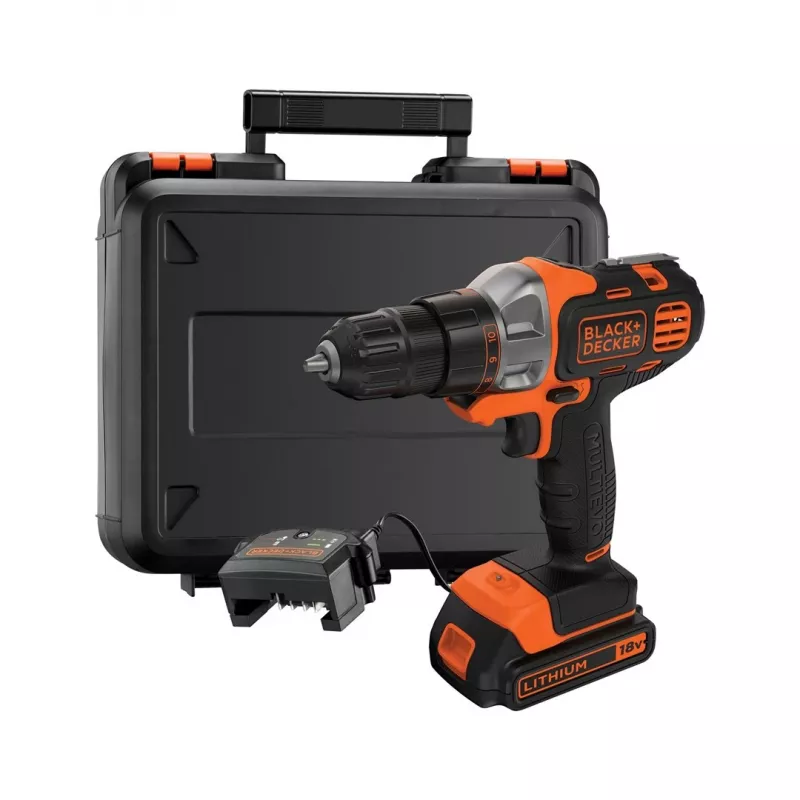 Black & Decker MT218K-QW oscilačný multifunkčný nástroj čierna, oranžová 8500 OPM
