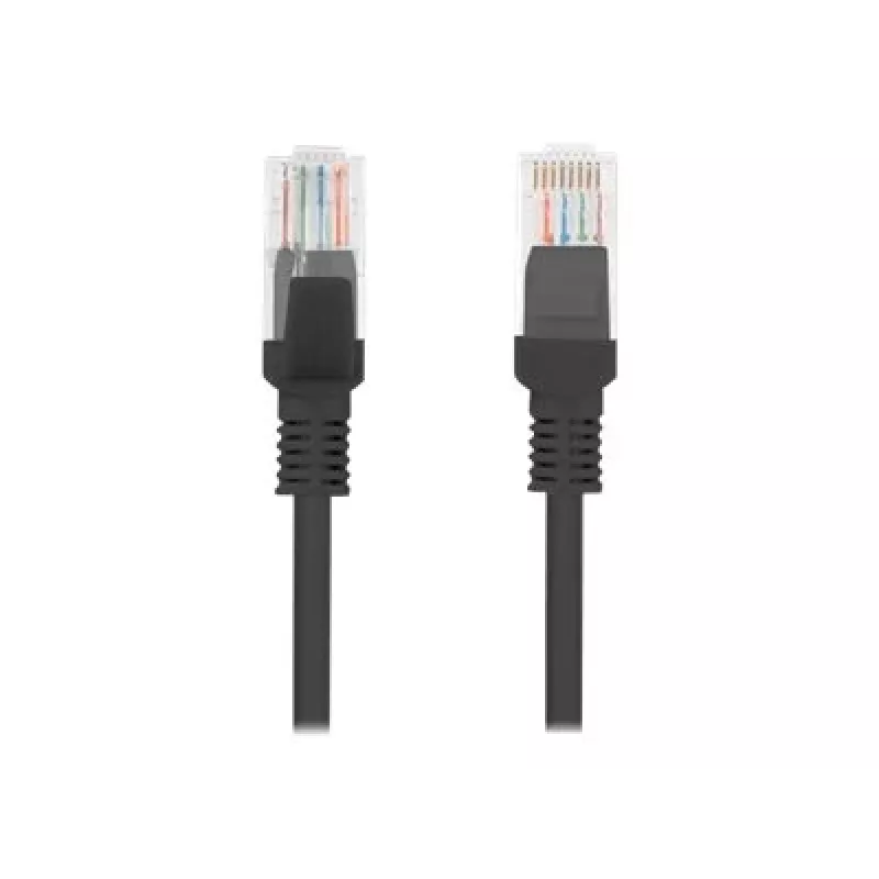Sieťový kábel LANBERG PCU6-10CC-1500-BK Cat6 U/UTP 15 m RJ-45 čierny