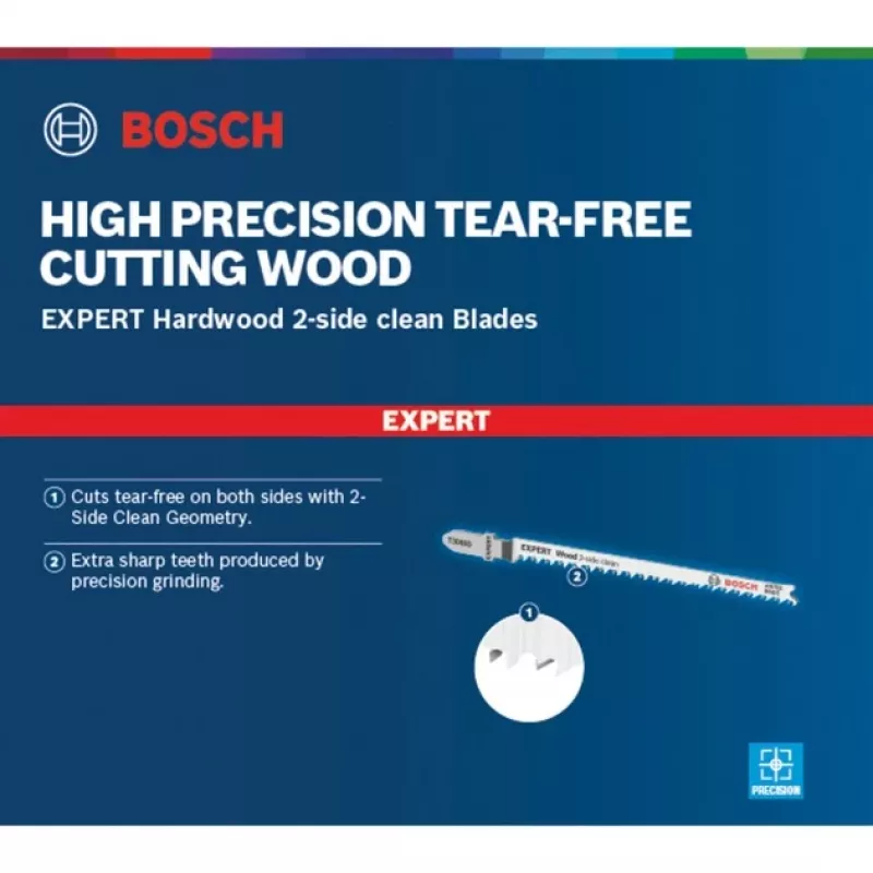 Bosch T 308 BO čepeľ do priamočiarej píly vysokouhlíková oceľ (HCS) 25 ks