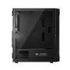 LOGIC CONCEPT Portos ARGB ATX Mid-Tower skriňa, čierna