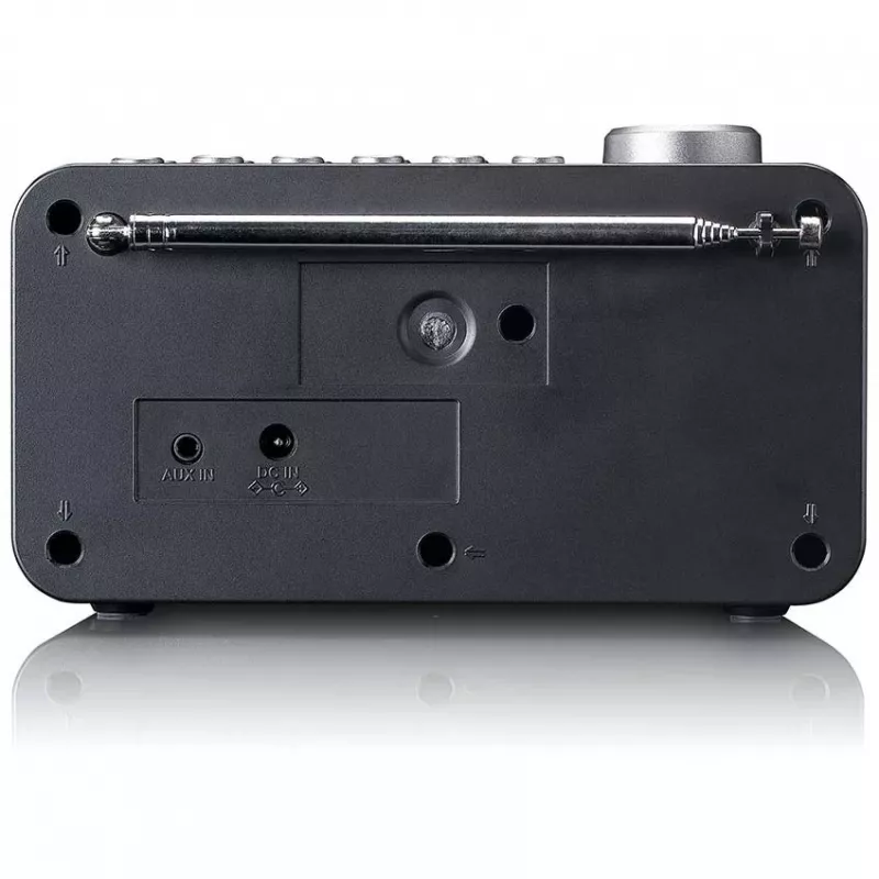Lenco CR-625BK rádiobudík DAB+/FM s Bluetooth a bezdrôtovým nabíjaním, čierny
