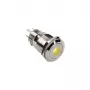 DimasTech vandalizmu odolný tlačidlový spínač 19 mm Silverline Dot RGB PD210